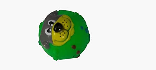 Pet Guard Interactive Puffer Fish Dog Toy Ball Pet Plastic Treat Dispensing Toy For Dog (MultiColour) (Green)