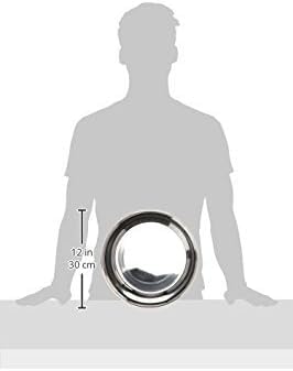 Our Pets Durapet Premium Rubber-Bonded Stainless Steel Dog Bowl 4.5 Quart, 13 Cups, 10.9'X10.9'X3.3'