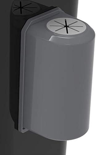 Petfusion Outdoor Pet Waste Disposal, Innovative Dog Poop Trash Can With Locking Handle, With Deodorizer, Built-In Poop Bag Holder, 5 Bags Included.