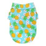 DOGGIE DESIGN Hawaiian Camp Shirt Pineapple Luau