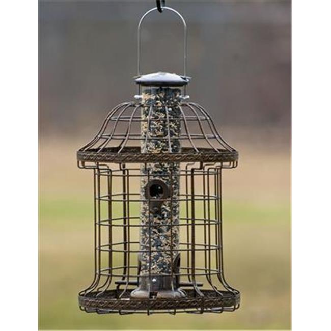 Designer Caged 4Port Tube Feeder