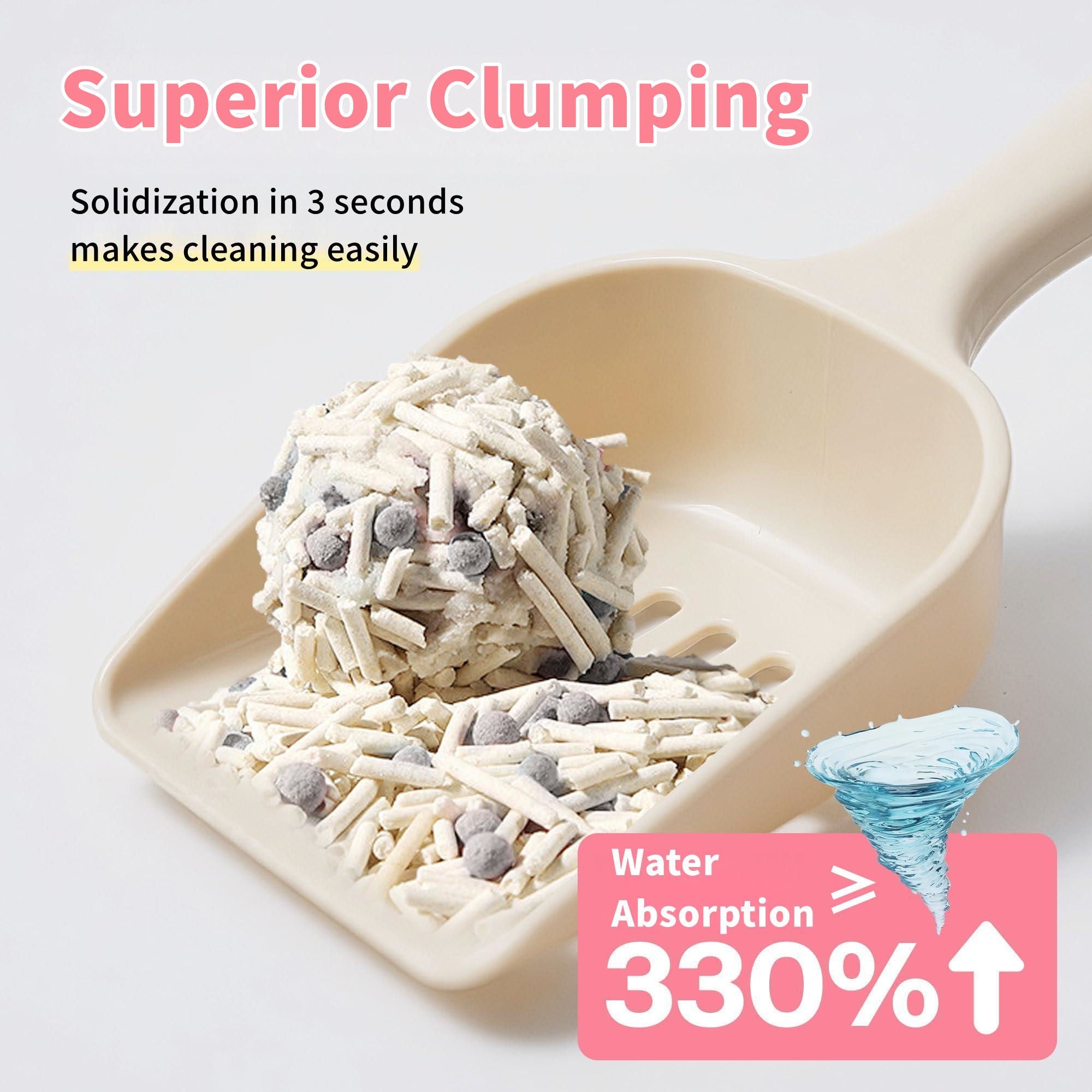 5-In-1 Cat Litter White Blosoom Scent, Yucca Enhanced