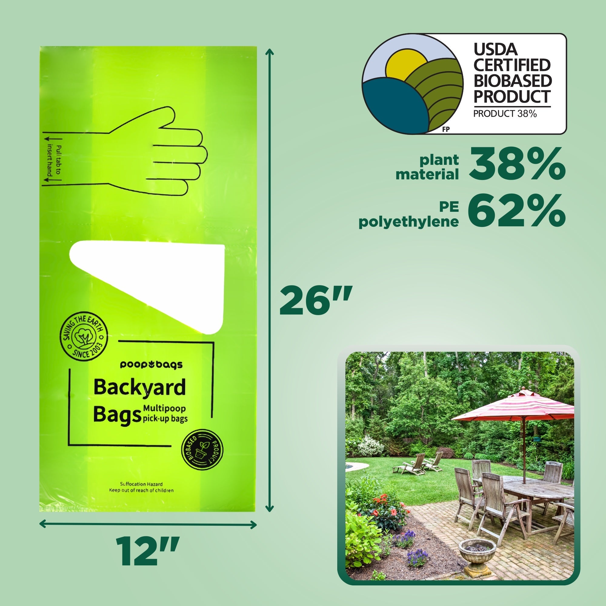 Wholesale Backyard Multi Pick-up Poop Bags