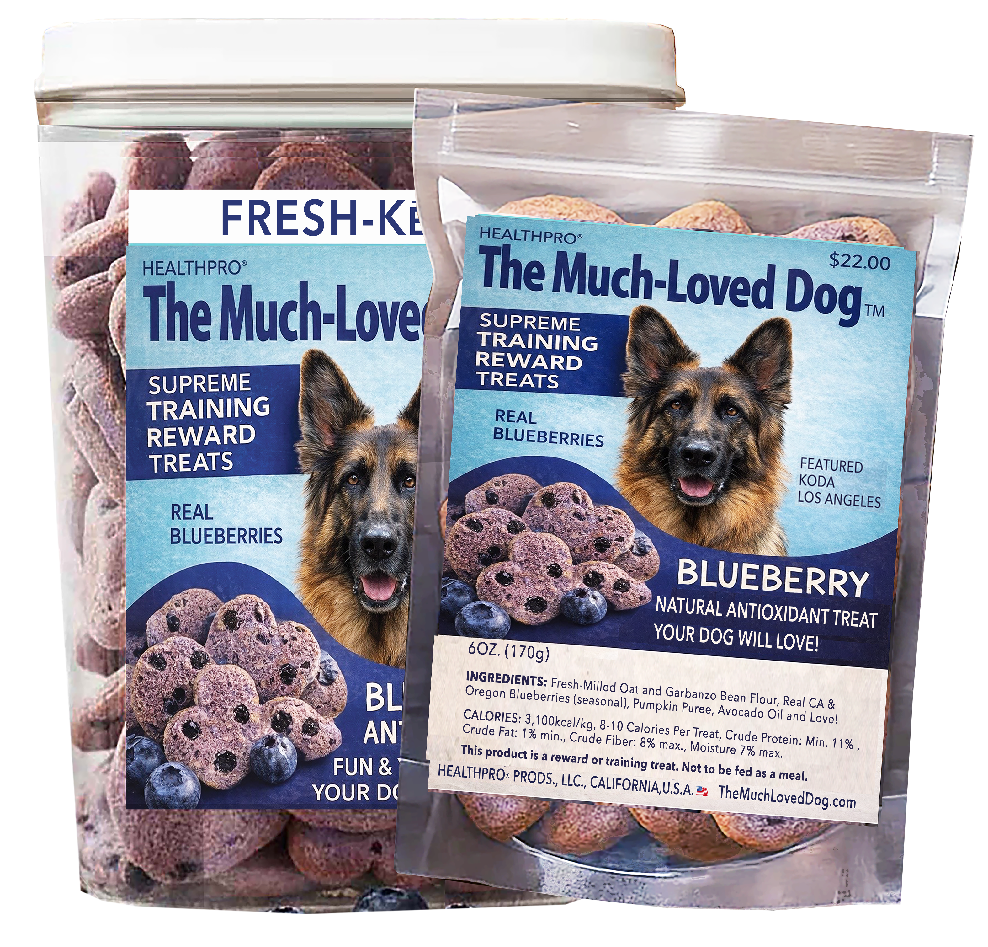 Much Loved Dog™ - Blueberry Burst, Set