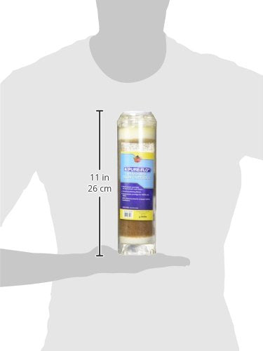 Coralife Aquarium Fish Tank Marine Salt Water Pure-Flo Mixed-Bed Deion Cartridge, 9.5 Inch