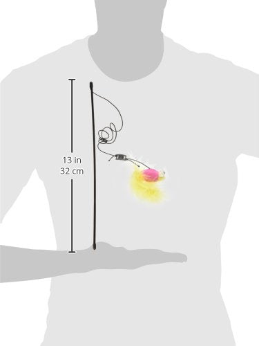 Ethical Feather Boa Toy With Wand And Catnip Cat Toy