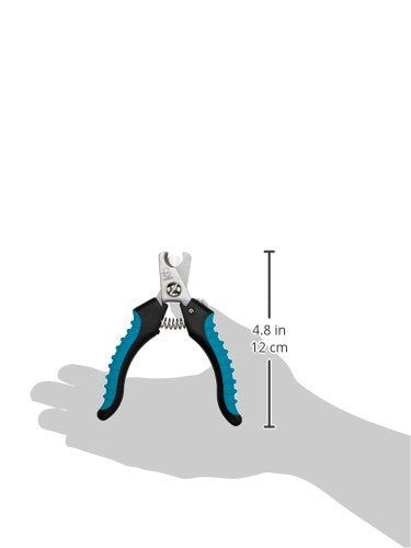 Master Grooming Tools Ergonomic Pro Nail Clippers — Professional Clippers For Trimming Pet Nails - Small, 5?',Black/Teal