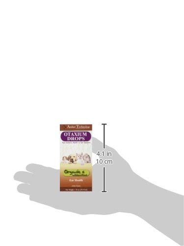 Amber NaturalZ Otaxium Drops Herbal Supplement for Dogs, Cats, Birds, Guinea Pigs, and Rabbits | Pet Herbal Supplement for Ear H