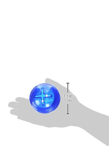 Hero SnackTime Soft Rubber Bouncy Ball, Blue Dog Toy