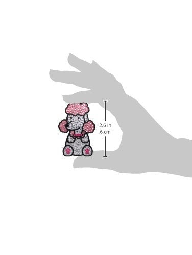 Foufou Dog Love Your Breed Rhinestone Sticker, Poodle