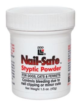 Nail-Safe Styptic Powder For Dogs & Cats - Quickly Stops Bleeding From Nail Clipping - For Groomers And Veterinarians - 6 Oz