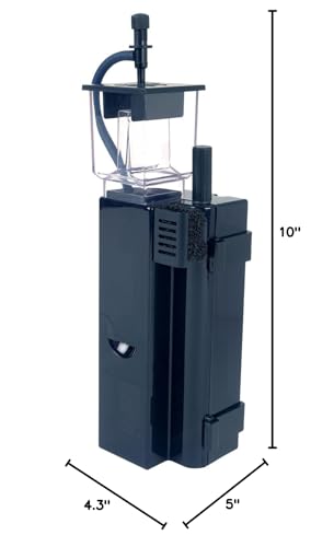 Fluval Sea Mini Protein Skimmer, 5-20 Gallon, Black, 14324 (6-Piece Set)