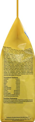 Blue Buffalo Life Protection Formula Natural Adult Healthy Weight Dry Dog Food, Chicken and Brown Rice 6-lb