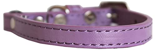 Mirage Pet Products Premium Plain Cat safety collar Lavender Size 12