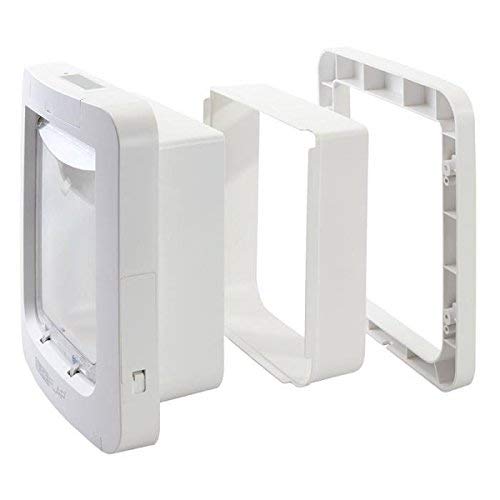 SureFlap Microchip Pet Door Tunnel Extender, 1 Count, Plastic, White, Model TUN101