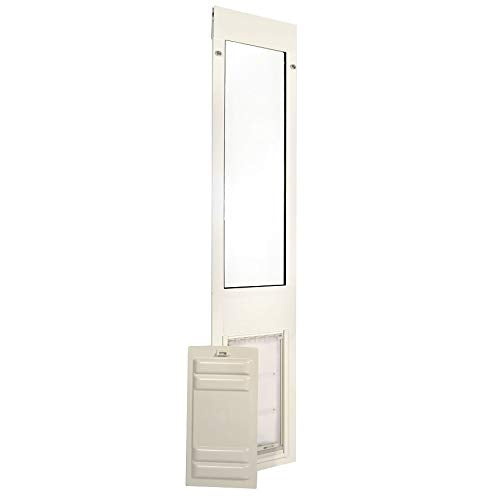 Endura Flap Thermo Panel Pet Door For Sliding Glass Doors | Heavy-Duty Aluminum Frame With Secure Locking Cover | Energy Efficie