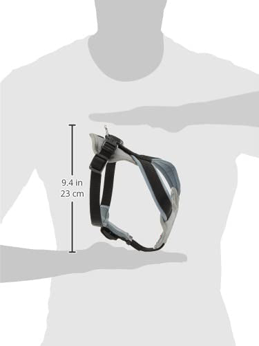 Hunter Neoprene Dog Harness, X-Small, Black/Grey