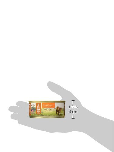 Instinct Original Grain Free Real Duck Recipe Natural Wet Canned Cat Food, 5.5 oz. Can, pack of 12
