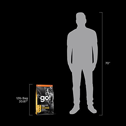 Go! Solutions Skin + Coat Care, Dry Dog Food, Duck Recipe with Grains, 12 lb Bag