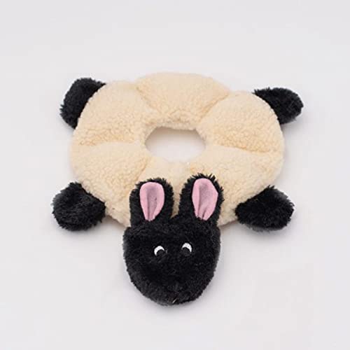 Zippypaws - Loopy - No Stuffing Squeaky Plush Dog Toy - For Small And Medium Dogs - Sheep