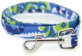 Doggie Design Cool Mesh Dog Harness - Dog Vest, Pet Harness, Simple Step In And Go Design, Harness With Leash, Surfboard Blue And Green, X-Small