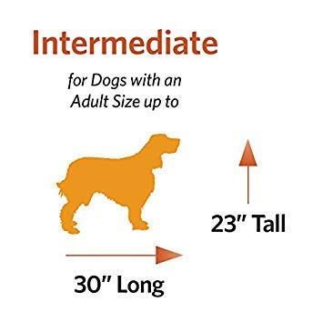Midwest Homes For Pets Bolster Dog Bed 36L-Inch White Fleece Dog Bed W/ Comfortable Bolster | Ideal For Intermediate Dog Breeds & Fits A 36-Inch Dog Crate | Easy Maintenance Machine Wash & Dry