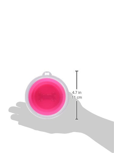 Bamboo Bamboo Silicone Pop-Up Travel Bowl, 1-Cup, Colors Vary