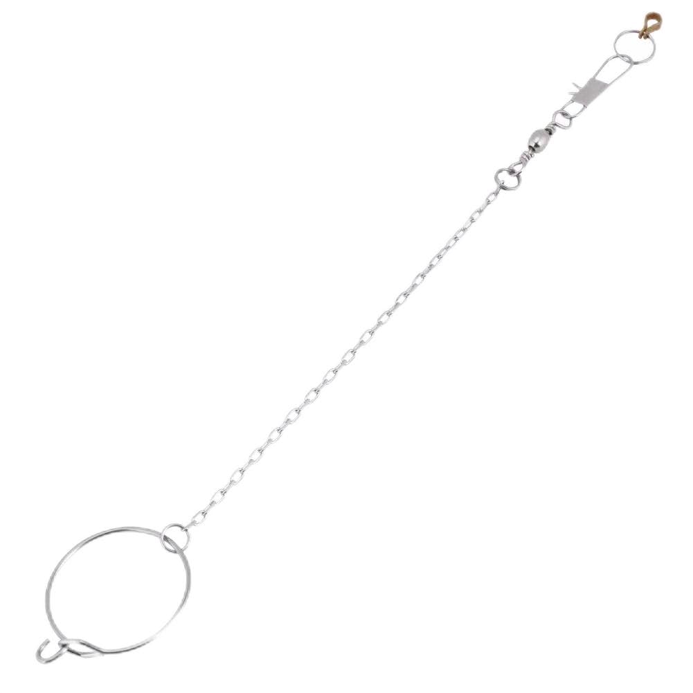 Parrot Foot Ring, Bird Anklet Chain Stainless Steel Bird Leash Parrot Opening Activity Ring Bird Stand Anklet Pet Bird Supplies 