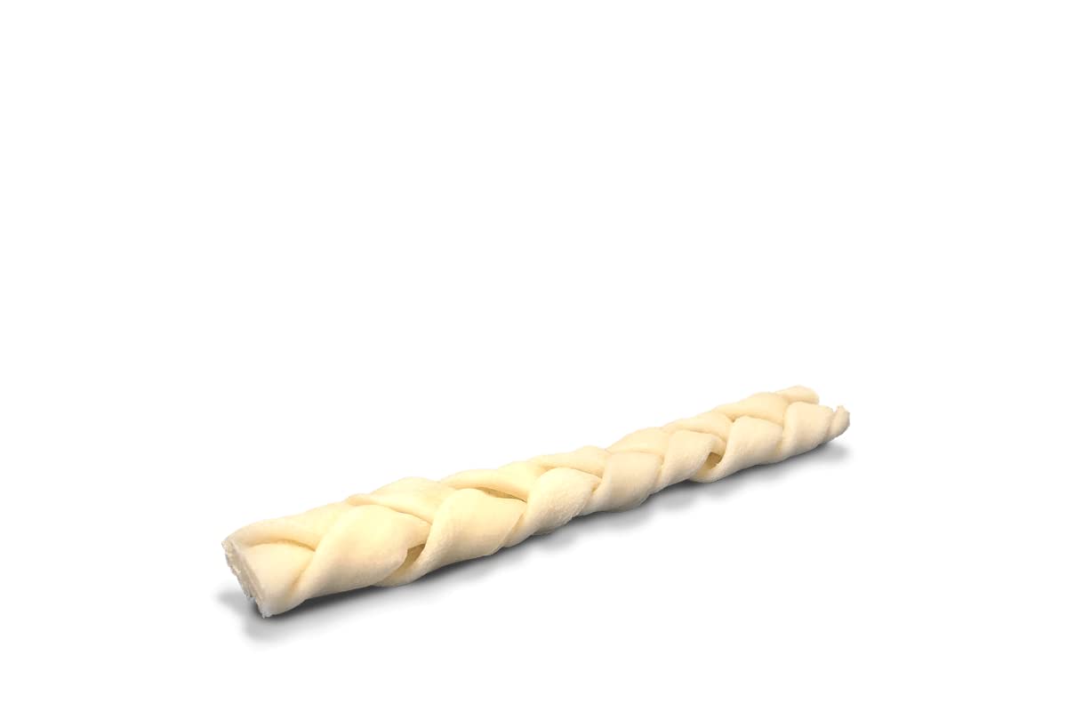 Pet Factory CareChewz Collagen 6-7 Skinny Braided Sticks Dog Chew Treats - Natural Flavor, 5 Count/1 Pack