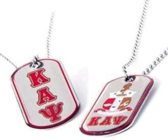Kappa Alpha Psi Reversible Silver Dog Neck Chain