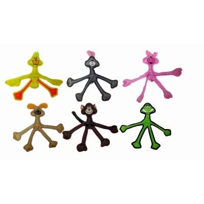 Multipet International 43315 15'' Skele-Ropes Animals With Rope Skeleton Dog Toy (Sold As Only 1 Animal- Assorted) Assorted Styl