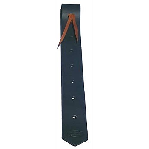 Black Leather 18 Inch Off Billet For Western Saddles