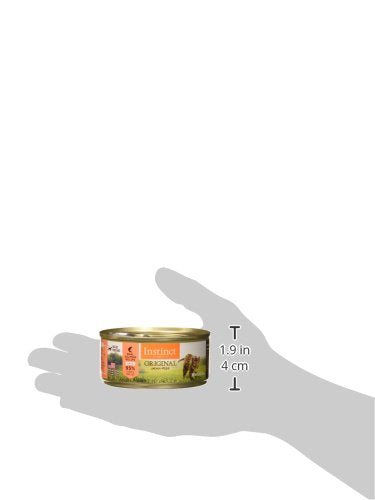 Instinct Original Grain Free Real Salmon Recipe Natural Wet Canned Cat Food by Natures Variety, 5.5 oz. Cans (Case of 12)