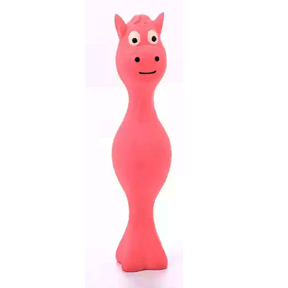 Blackdog Animal Series Natural Soft Rubber Durable Chew Toys For Puppies & Adult Small Dogs Latex Toy With Squeaker Puppy Toy (P