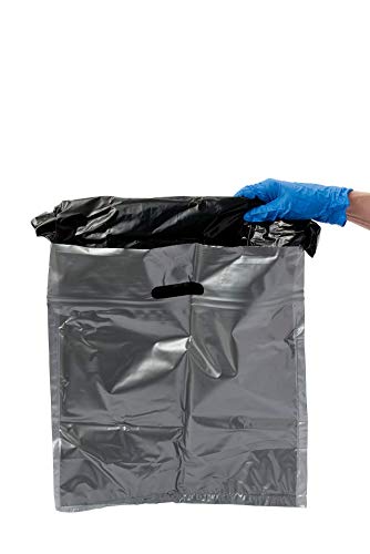 Reliance Products Double Doodie Plus With Bio-Gel | Large Portable Toilet Waste Bags | Family-Sized 6 Pack, Gray, 9.2 Inch X 4.9 Inch X 6.0 Inch