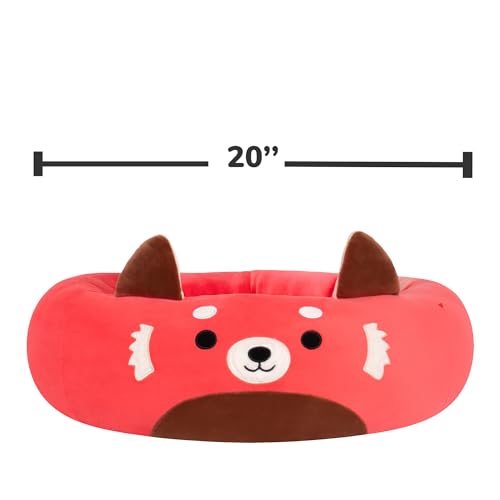 Squishmallows Original 20-Inch Cici The Red Panda Pet Bed - Small-Sized Ultrasoft Official Plush Pet Bed For Dogs And Cats