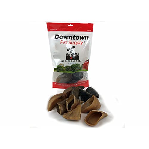 Downtown Pet Supply Dog Bones - Cow Hooves for Dogs Made in USA - Dog Dental Treats & Rawhide Free Dog Chews - Bully Sticks Alte