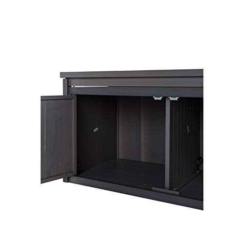 Litterloo Bench, Litter Box Cover /Gray