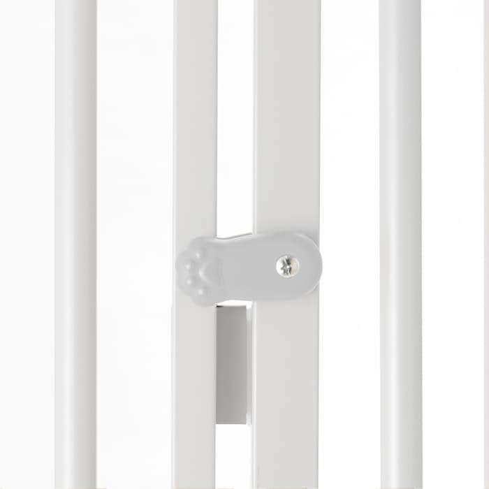 Richell Steel 70-inch Extra Tall Cat Safety Gate 28 - 37.5 Wide White