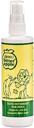 Grannick's Bitter Apple Spray, 8oz (2 Pack) - Safe Anti-Chew Solution for Dogs - White