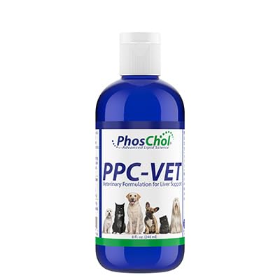 Nutrasal PPC-Vet Polyunsaturated Phosphatidylcholine Liver and Brain Health Supplement for All Sized Cats and Dogs 1000mg PPC / 