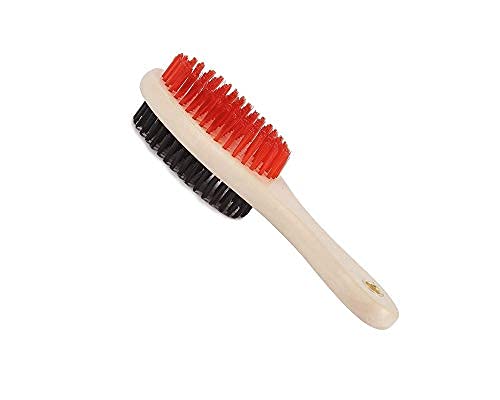 Rvpaws Wooden Dog Brush, Double Side Grooming & Shedding Comb, Large