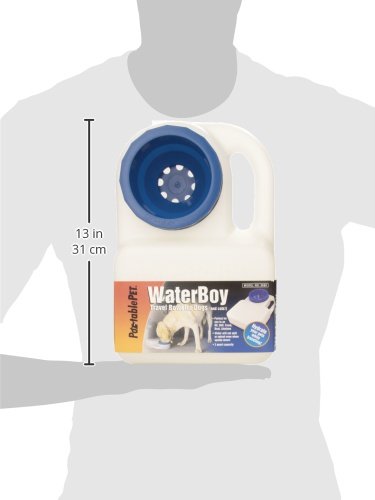 Heininger Portablepet 3059 Waterboy Travel Water Bowl For Pets (Clear), Single