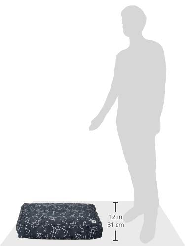 Molly Mutt Small Dog Bed Cover -Rocketman Print - Measures 22   X27   X5 - 100% Cotton - Durable - Breathable - Sustainable - Ma