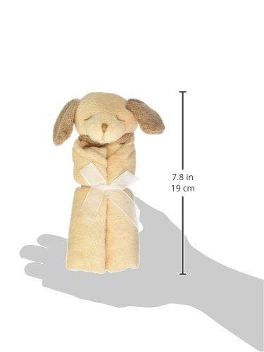 Angel Dear - Light Brown Puppy, Blankie 10.2 x 10.2 x 0.2 Inch