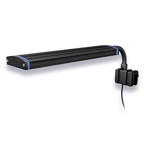 Aquatic Life Reno Freshwater Led Aquarium Light Bar Fixture Strip, 10 Gallon Fish Tank Lighting, 12-Inch Clamp, Blue/White
