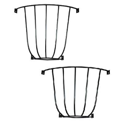 2 Pack Corner Hay Rack: Versatile Wall Mount Hay Feeder and Blanket Holder, Perfect Horse & Goat Hay Feeder, Hanging Hay Rack fo