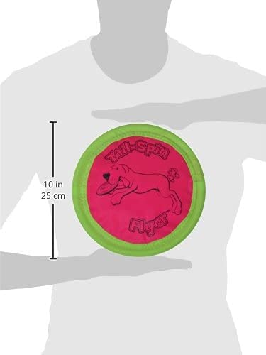 Booda Tail-Spin Flyer 10'' Diameter Floppy Dog Frisbee (Pack Of 2)