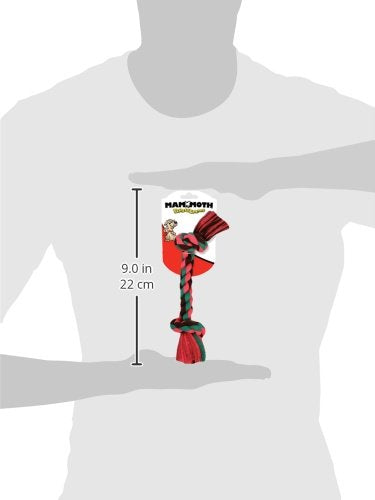 Mammoth Pet Products Flossy Chews Cottonblend Color Rope E, Mini, 6-Inch, Multicolored (20000V)