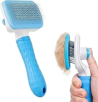 Xibo Square Pet Brush Dog Cat Bunny Pet Grooming Shedding Brush  Easy To Remove Loose Undercoat, Pet Massaging Tool Suitable Fo